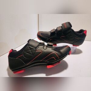 Kescoo Cycling Shoes - Black and Red